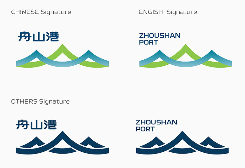 宁波舟山港标志设计，宁波舟山港品牌形象设计