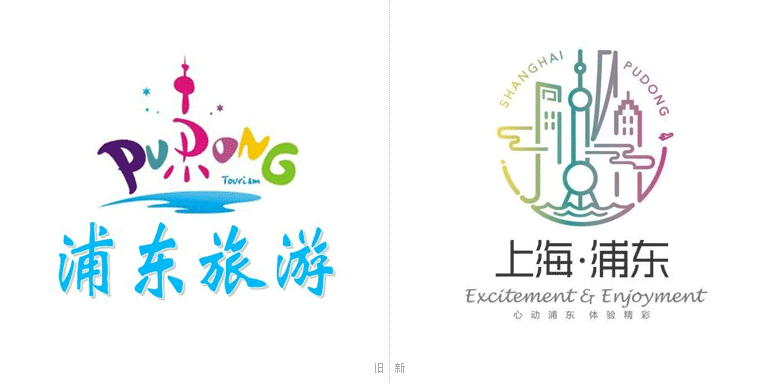 上海浦东旅游标志，上海浦东旅游品牌，上海浦东旅游LOGO，旅游品牌形象
