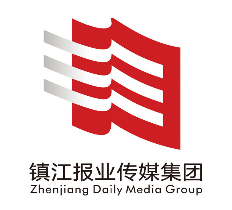 镇江报业传媒集团标志，镇江报业传媒集团LOGO，报业品牌设计