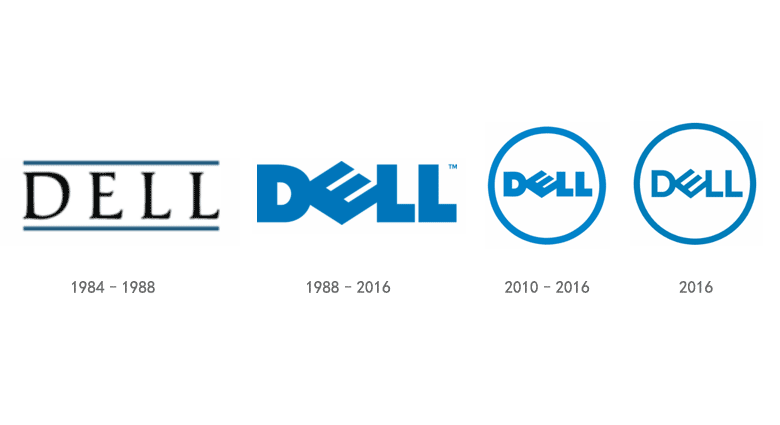 戴尔集团（Dell）标志，戴尔集团（Dell）LOGO，戴尔集团（Dell）品牌形象，戴尔新标志LOGO