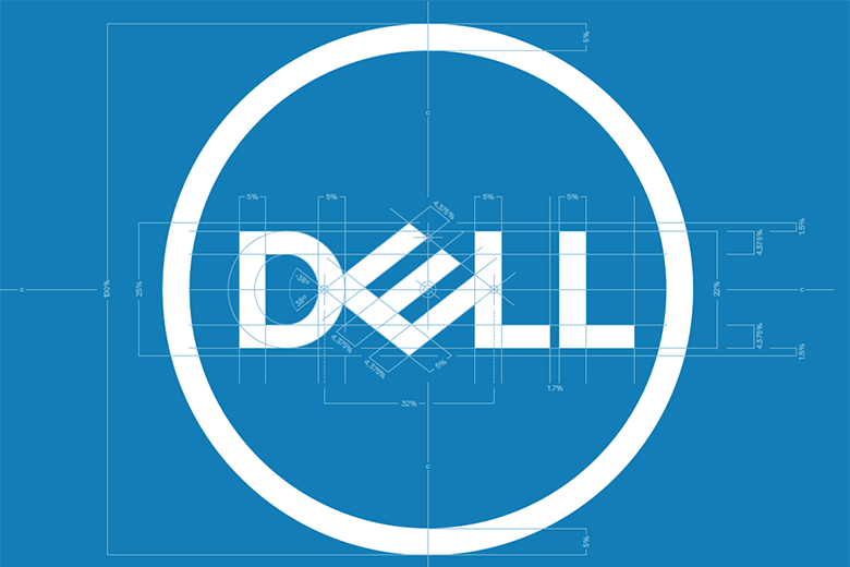 戴尔集团（Dell）标志，戴尔集团（Dell）LOGO，戴尔集团（Dell）品牌形象，戴尔新标志LOGO