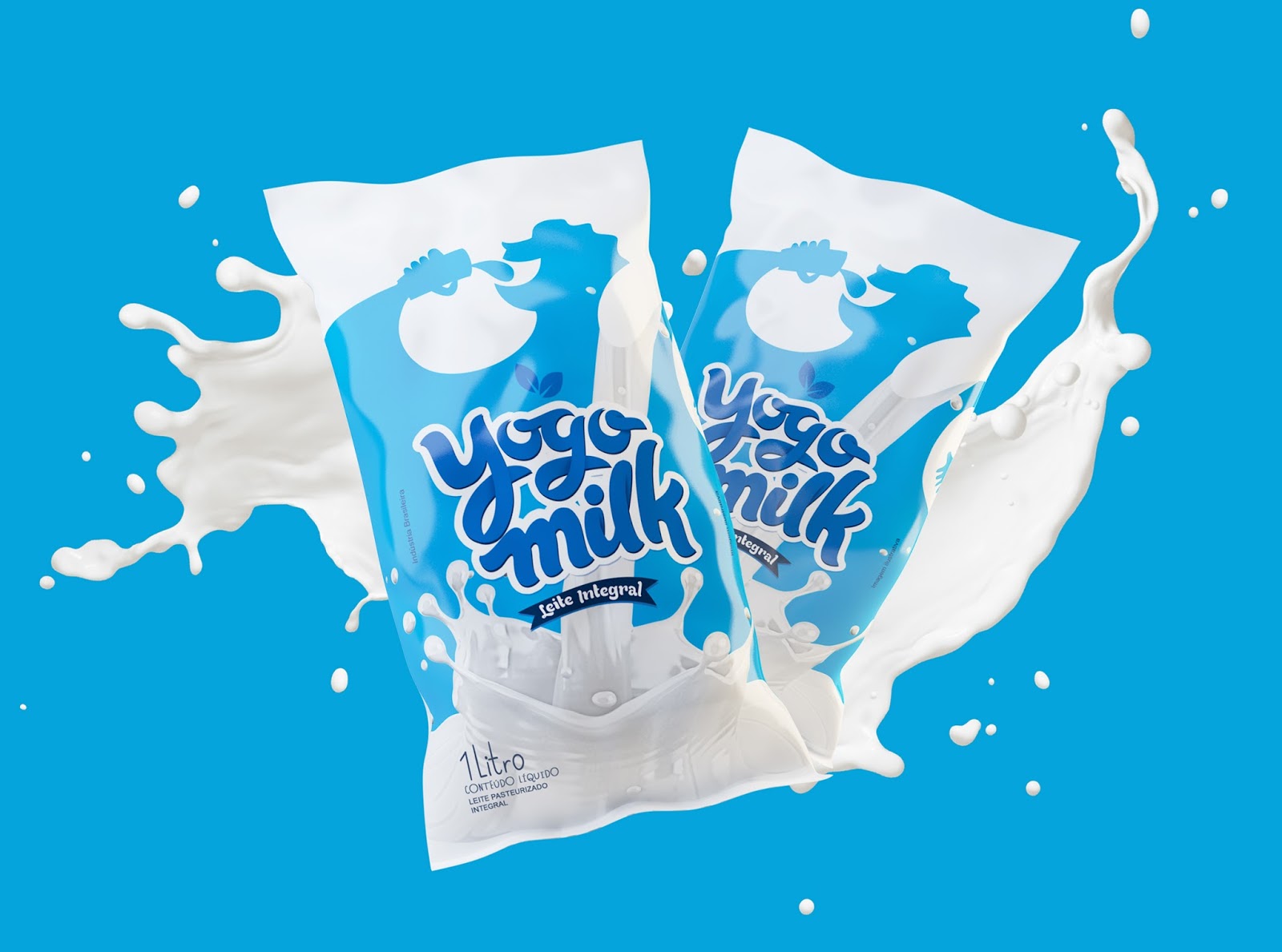 Yogomilk酸奶包装设计