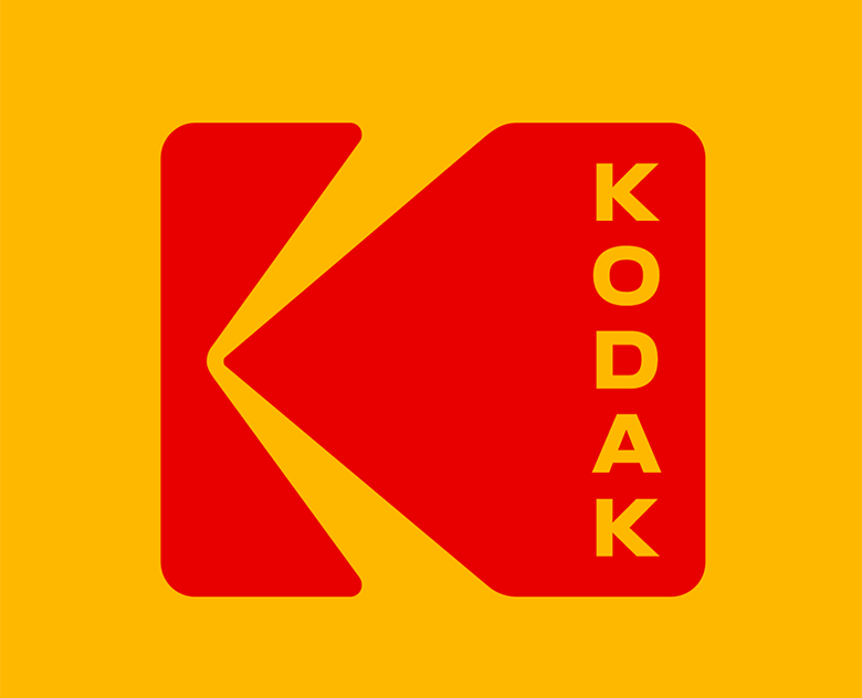 柯达Kodak相机品牌形象，柯达Kodak相机标志，柯达Kodak相机LOGO，相机品牌设计