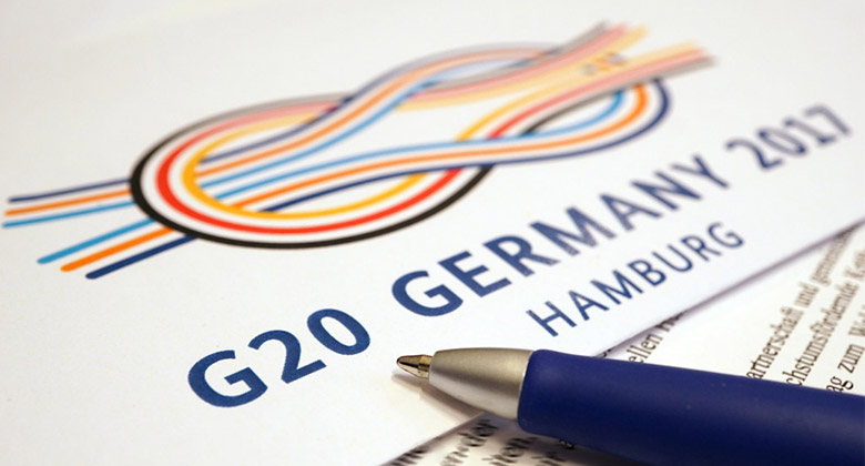 德国汉堡G20峰会LOGO，德国汉堡G20峰会标志，G20峰会品牌设计