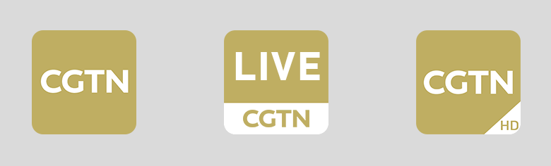 中国环球电视网CGTN标志，中国环球电视网CGTN LOGO，电视台标志，电视台LOGO，电视网品牌设计