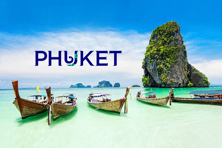 普吉岛LOGO，普吉岛标志，泰国知名旅游品牌设计，旅游标志设计