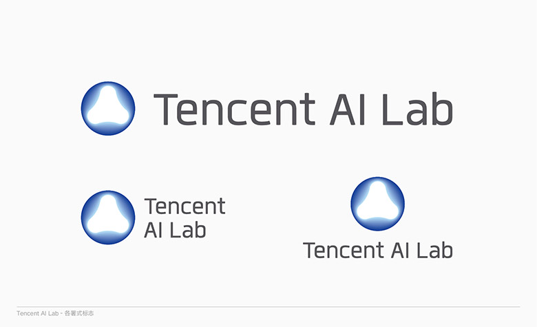 腾讯人工智能(AI Lab)标志，腾讯人工智能(AI Lab)LOGO，人工智能品牌形象设计