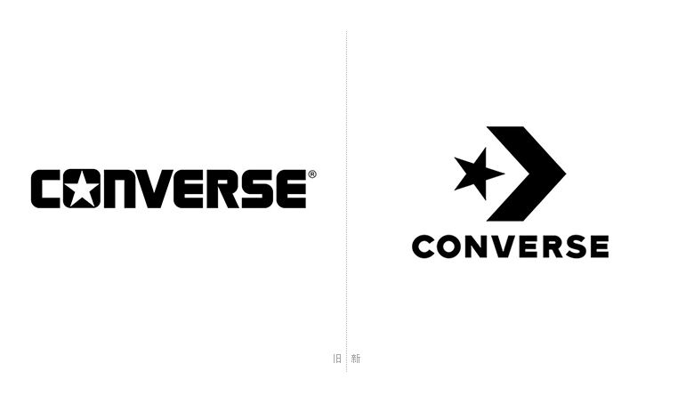 匡威Converse标志，匡威Converse LOGO，匡威Converse品牌设计，运动鞋品牌设计，深圳LOGO设计