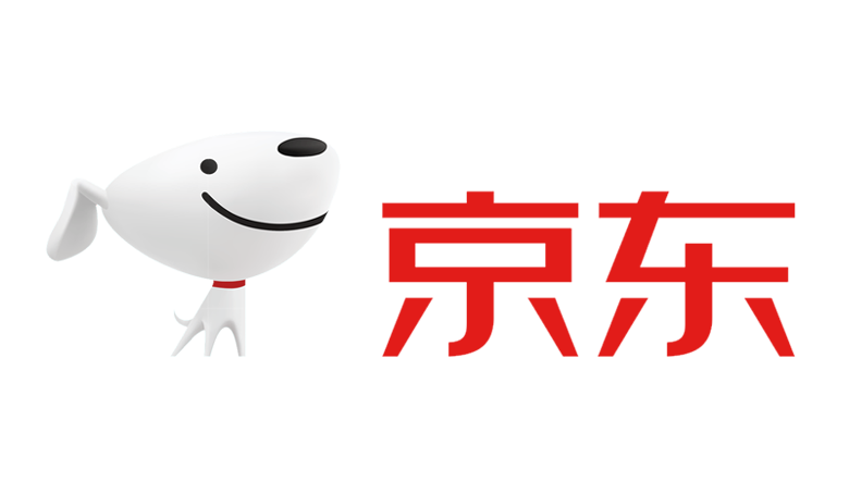 京东LOGO、京东标志，京东品牌形象设计，电商平台设计，电商平台LOGO