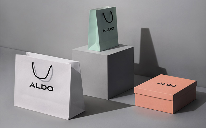 奥尔多LOGO，奥尔多标志，女鞋品牌设计，品牌形象VI设计，女鞋标志设计