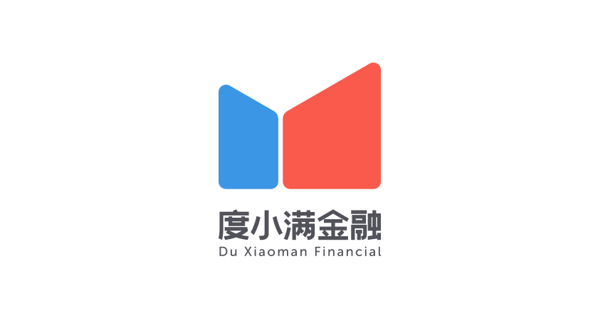 度小满金融LOGO，度小满金融标志，度小满金融品牌设计，金融品牌设计