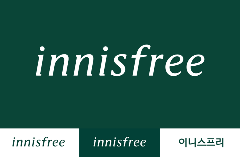 悦诗风吟(innisfree)logo,悦诗风吟(innisfree)品牌形象设计,化妆品