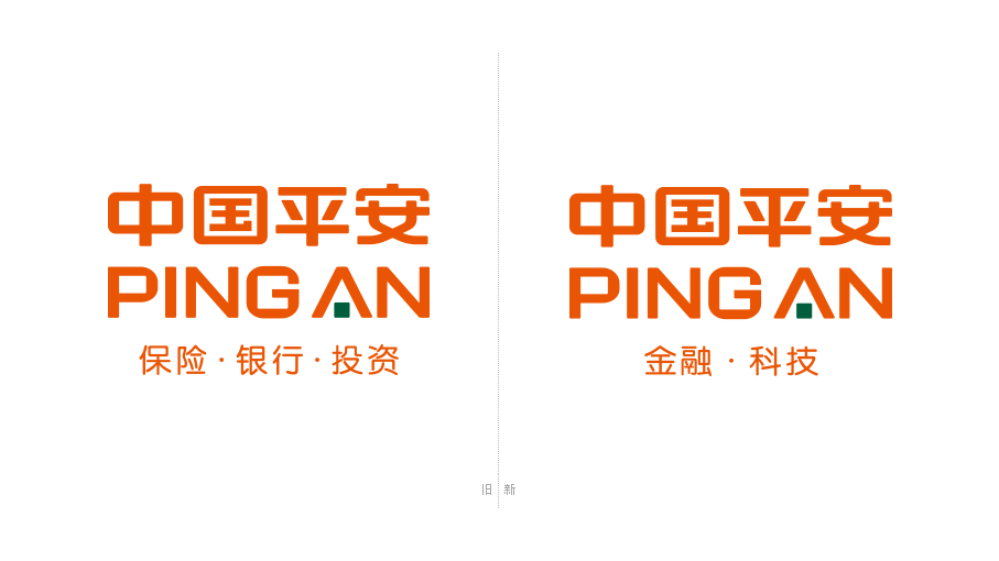 中国平安LOGO,中国平安标志,中国平安形象设计