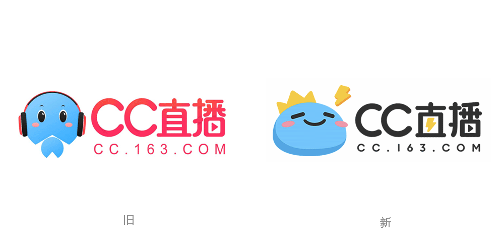 cc直播平台启用全新logo