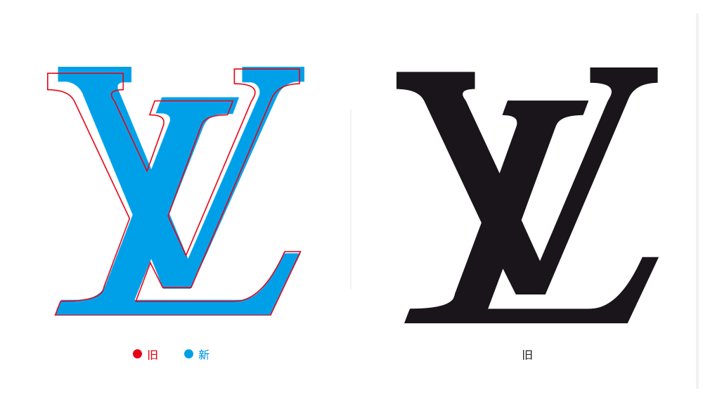 著名lv路易威登品牌推出全新logo