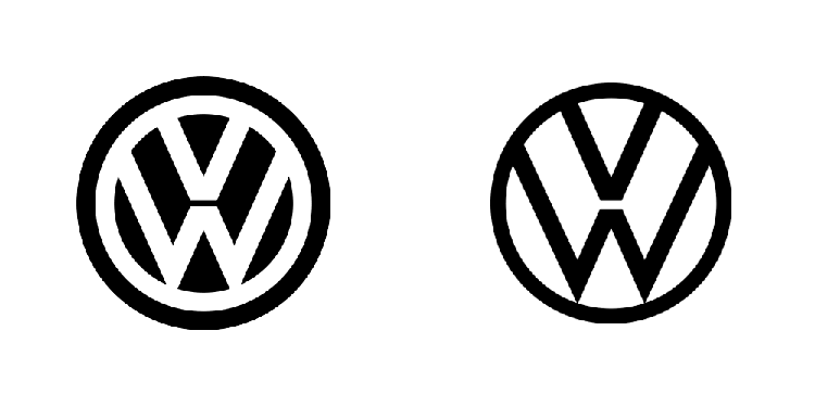大众汽车LOGO,大众汽车标志,大众汽车品牌形象设计,汽车品牌设计,汽车商标