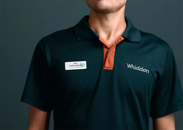 老年护理提供商“Whiddon”品牌形象