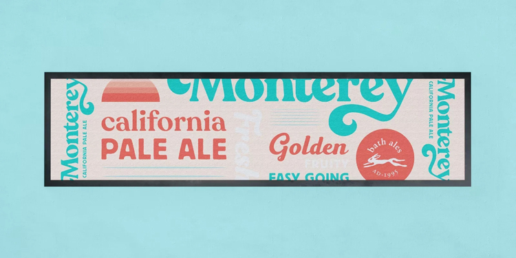优雅的啤酒包装，将你拖至慵懒的加州海岸
