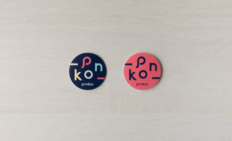 网站, Pinkoi ,标志,设计