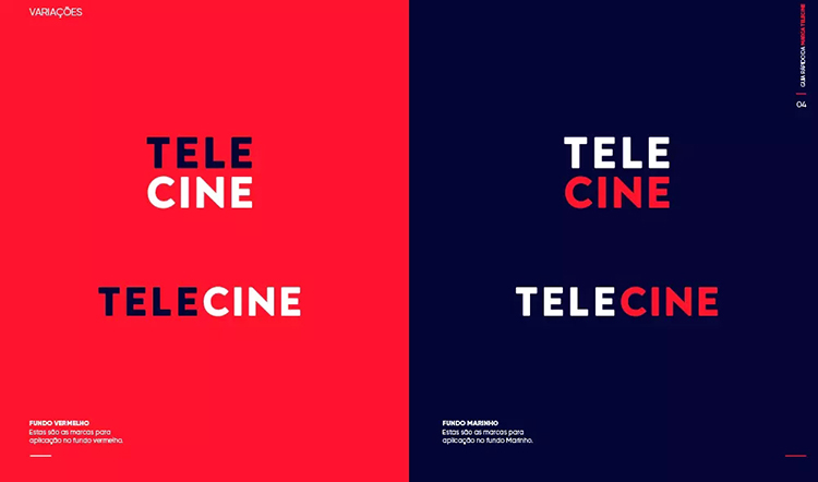 Telecine,标识,设计,创意