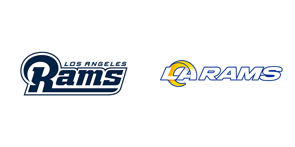 洛杉矶公羊(Los Angles Rams)橄榄球球队标志,洛杉矶公羊(Los Angles Rams)橄榄球球队LOGO,橄榄球品牌设计