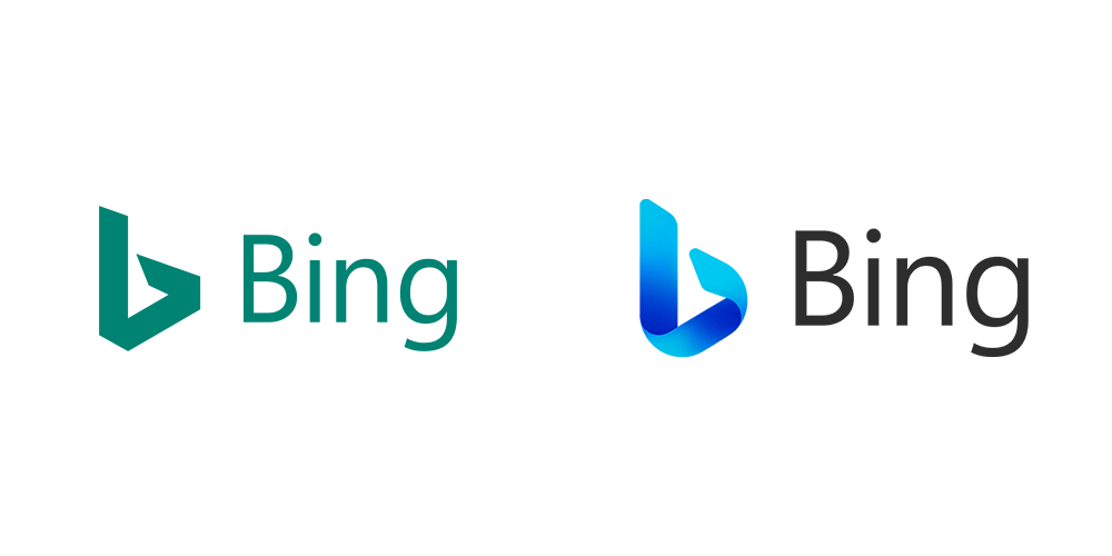 必应Bing LOGO,必应Bing标志,必应Bing品牌形象设计,搜索引擎标志